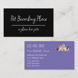 Moderne Boarding Business Cards Visitenkarte