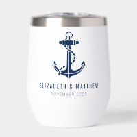 Moderne Boat Anchor Beach Wedding Swak Custom