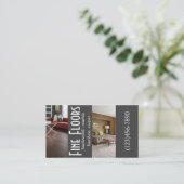 Moderne Bodenbeläge aus Hartholzmarmor Visitenkarte (Stehend Vorderseite)