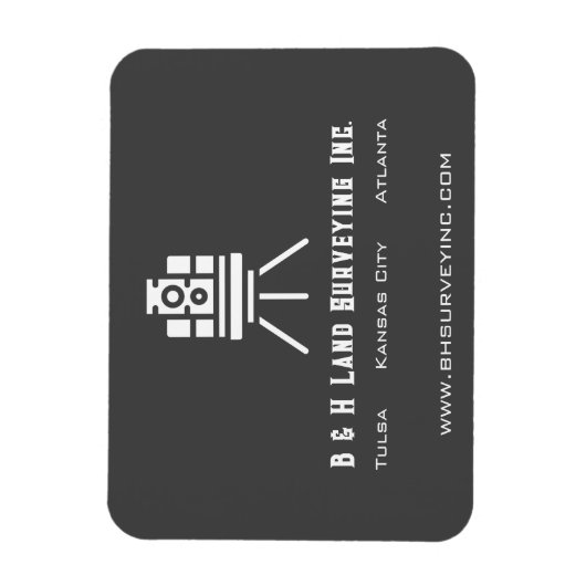 Moderne Bodenerhebung oder Unternehmensförderung Magnet (Vertikal)