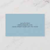 Moderne Body Builder Personal Trainer Fitness Visitenkarte (Rückseite)