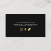 Moderne Bodybuilding der Fitness Visitenkarte (Rückseite)