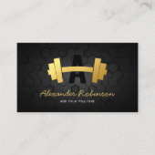 Moderne Bodybuilding der Fitness Visitenkarte (Vorderseite)