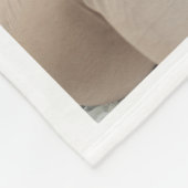 Moderne Bogenkalligraphie zusammen Hochzeitsstift Fleecedecke (Ecke)