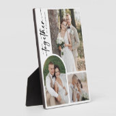 Moderne Bogenkalligraphie zusammen Hochzeitsstift  Fotoplatte (Seite)