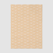 Moderne Bogenmuster Pastellorange Seidenpapier (Vorderseite)