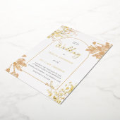 Moderne Bogenrahmen Folieneinladung (Gedreht)