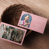 Moderne Bogenschrift Fotografie Beruflich Visitenkarte