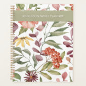Moderne Bohemian Blumen Planer (Vorderseite)