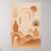 Moderne Bohemian-Wandkunst Poster (Vorne)