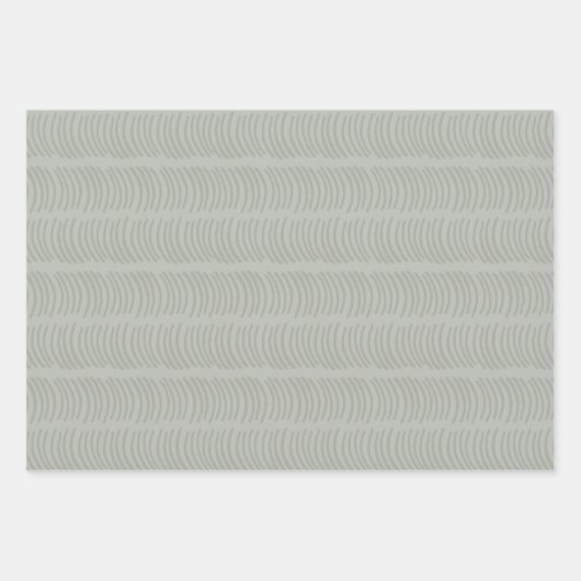 Moderne Bohemische Abstrakt neutrale Tonart Geschenkpapier Set (Vorderseite)