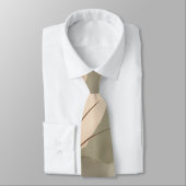Moderne Bohemische Blätter und Formen Neck Tie Krawatte (Gebunden)