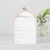 Moderne Bohemische Bogenbrücke als Ratgeber Dankeskarte (Stehend Vorderseite)