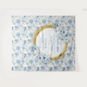 Moderne Bohemische Hochzeitsgeschichte Wandteppich (Vorderseite (Horizontal))