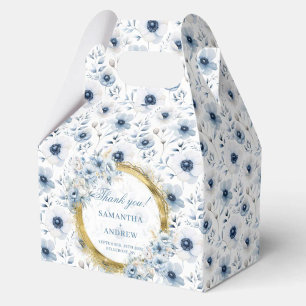 Moderne Bohemische Pastel Blue Gold Hochzeit Viele Geschenkschachtel