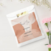 Moderne Bohemische Terracotta Abstrakte Hochzeit Geschenktütchen (Versiegelt)