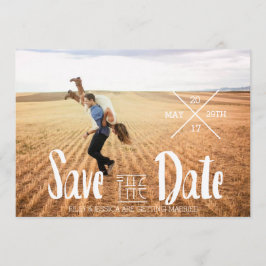 Moderne Bohemische Typografie | FOTO SAVE THE DATE