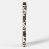 Moderne Bohemische Wildblumen Abstraktes Muster Case-Mate iPhone Hülle (Rückseite / Rechts)