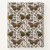 Moderne Bohemische Wildblumen Abstraktes Muster Notizblock (Rückseite)