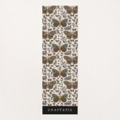 Moderne Bohemische Wildblumen Abstraktes Muster Yogamatte (Vorderseite)