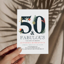 Moderne Boho 50 und fabelhafte Einladung zum Gebur