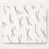 Moderne Boho-Abstrakte Linien Innenarchitekt Creme Mousepad (Vorne)