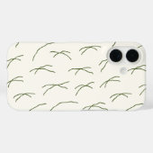 Moderne Boho-Abstrakte Linien Inneneinrichter Crem Case-Mate iPhone Hülle (Rückseite (Horizontal))