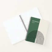Moderne Boho-Abstraktion Notizblock (Innenseite)