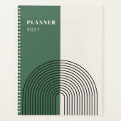 Moderne Boho-Abstraktion Planer (Vorderseite)