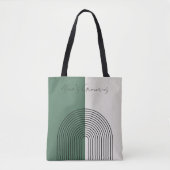 Moderne Boho-Abstraktion Tasche (Vorderseite)