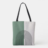Moderne Boho-Abstraktion Tasche (Rückseite)