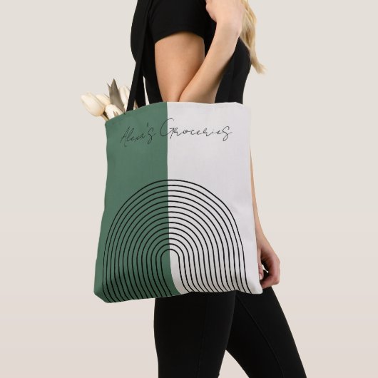 Moderne Boho-Abstraktion Tasche (Von Nahem)