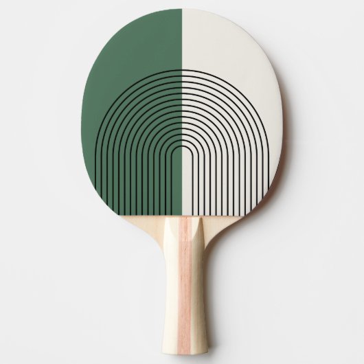 Moderne Boho-Abstraktion Tischtennis Schläger (Vorderseite)