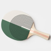 Moderne Boho-Abstraktion Tischtennis Schläger (Seitenansicht)