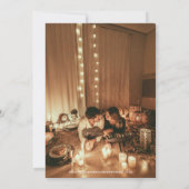 Moderne Boho Arch Foto Sage Green Simple Wedding Save The Date (Rückseite)