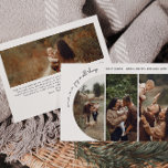 Moderne Boho Arch Freude in allem 4 Foto Feiertagskarte<br><div class="desc">Feiern Sie die Freude der Saison mit dieser modernen Boho Boho Bogen Freude in allen Dingen 4 Foto Ferienkarte. Das einzigartige und chic bearbeitbare Skript schafft eine Touch von Charme und Individualität. Das schlichte, elegante Schwarz-Weiß-Design mit einem klassischen böhmischen Bogen erinnert an ein skurriles Winterambiente. Der minimale und zarte festliche...</div>