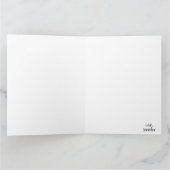 Moderne Boho Art Blume wird bald gut Karte (Innenseite)