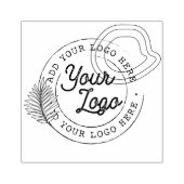 Moderne Boho Ästhetik | Firmenlogo Gummistempel (Prägung)