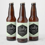 Moderne Boho Baby Brewing Beer Labels Bierflaschenetikett (Flaschen)