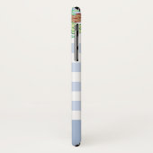 Moderne Boho Blumen und Streifen Case-Mate iPhone Hülle (Hinten/Links)