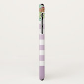 Moderne Boho Blumen und Streifen Case-Mate iPhone Hülle (Hinten/Links)