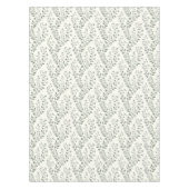 Moderne Boho-Blumenmuster Sage-Creme Tischdecke (Vorderseite)