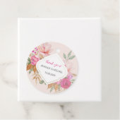 Moderne Boho-Blumenorganisation Geschenkanhänger (Beispiel)