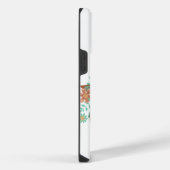 Moderne Boho Blumig iPhone Hülle (Rechte Seite)