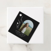 Moderne Boho-Bogen-Foto-Abschluss Danke Geschenkanhänger (Beispiel)