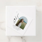 Moderne Boho-Bogen-Foto-Abschluss-Dankeschön Geschenkanhänger (Beispiel)