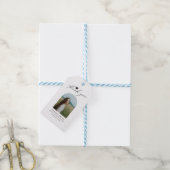Moderne Boho-Bogen-Foto-Abschluss-Dankeschön Geschenkanhänger (Mit Garn)