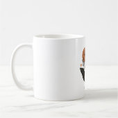 Moderne Boho-Botanische Wildblumen-Kaffeetasse Kaffeetasse (Links)