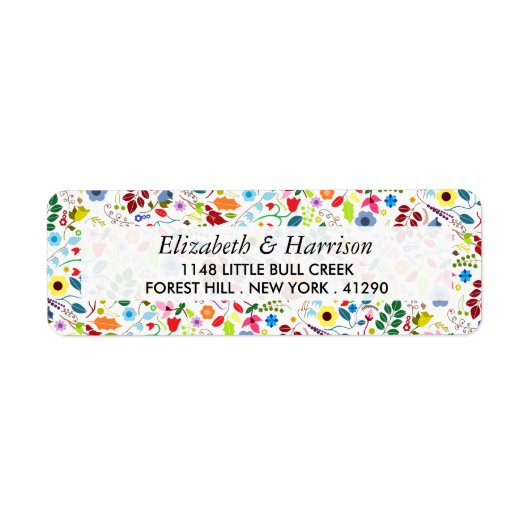 Moderne Boho Chic Floral Wedding (Vorne)