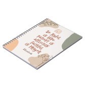 Moderne Boho Christlich Bibel Verse Abstrakte Kuns Notizblock (Linke Seite)